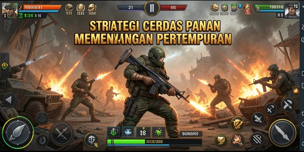 Tampilan seru dari gameplay strategis di 116X.
