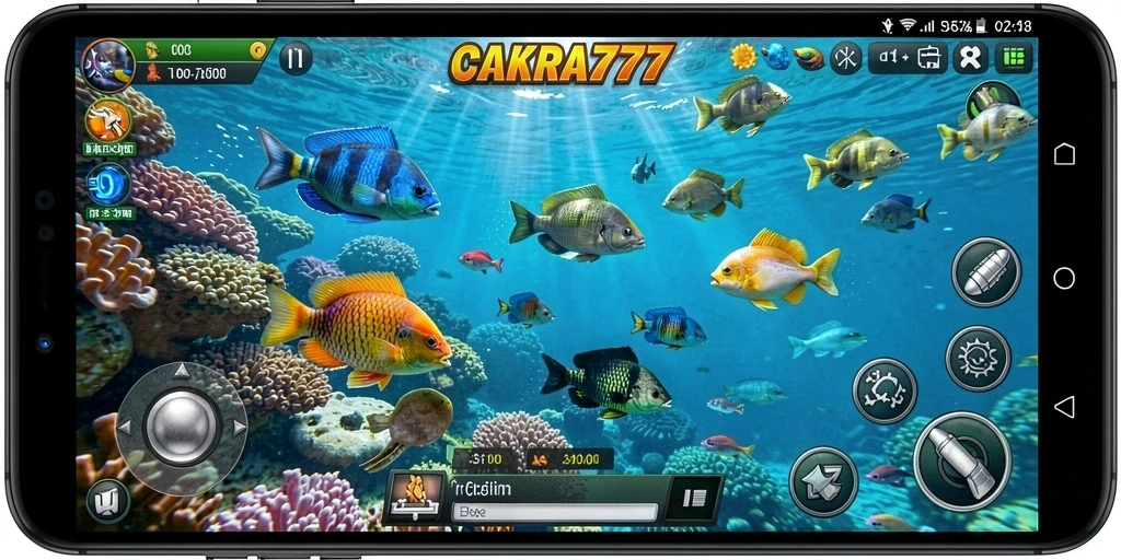 Tangkapan layar utama CAKRA777 memperlihatkan gameplay yang seru dan menantang.