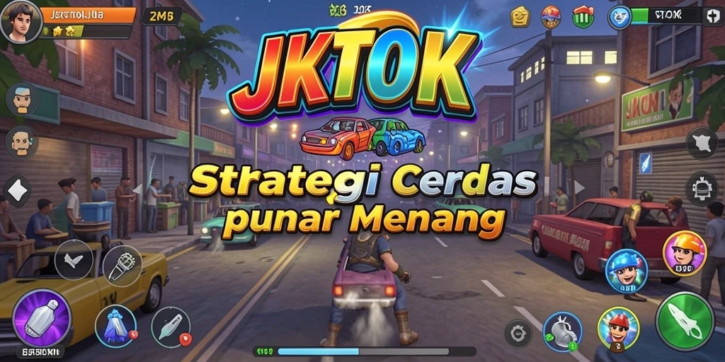 Screenshot utama gameplay JKTOK yang menampilkan strategi mendalam.