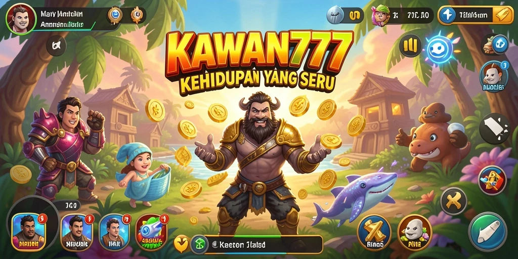 Tampilan gameplay menarik dalam KAWAN777 yang menampilkan kehidupan sehari-hari.
