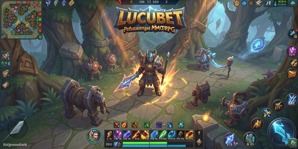 Tampilan gameplay seru di LUCUBET dengan petualangan MMORPG.