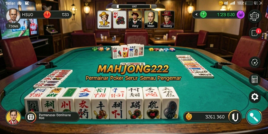 Tangkapan layar gameplay seru di MAHJONG222 dengan aksi Poker mendebarkan.