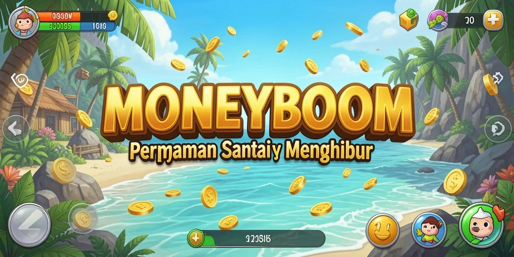 Tampak gameplay MONEYBOOM yang seru dan menghibur.