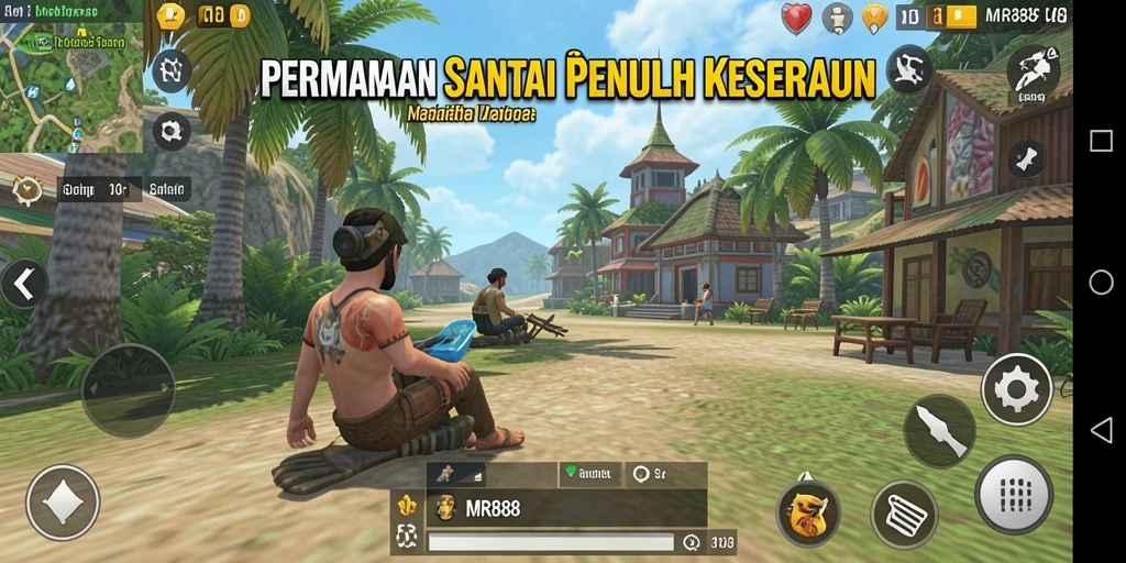 Tampilan gameplay menarik dari MR888 yang penuh warna dan menyenangkan.