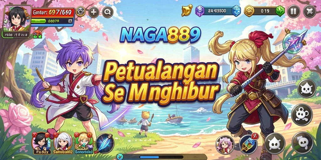 Tampilkan karakter-karakter Anime yang penuh aksi dan petualangan.