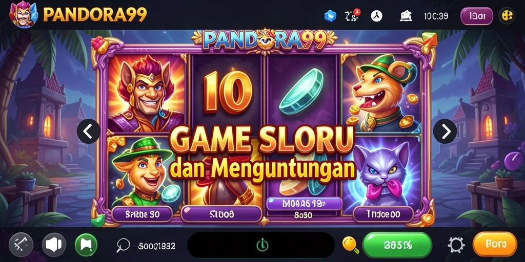 Gameplay menarik dari PANDORA99 yang menampilkan berbagai mesin slot.