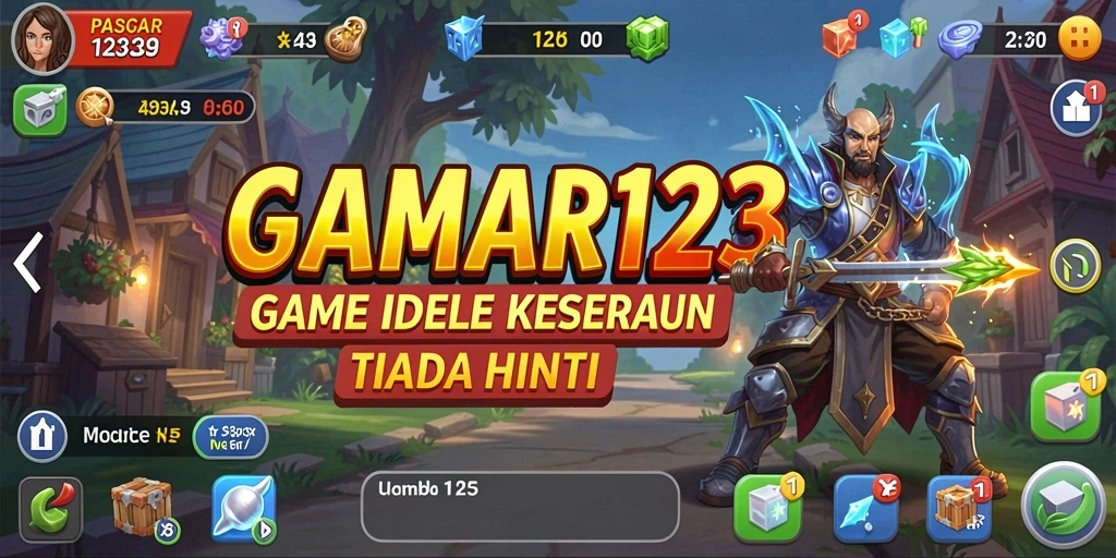 Tampilan gameplay PASAR123 yang menarik dan penuh warna di layar.