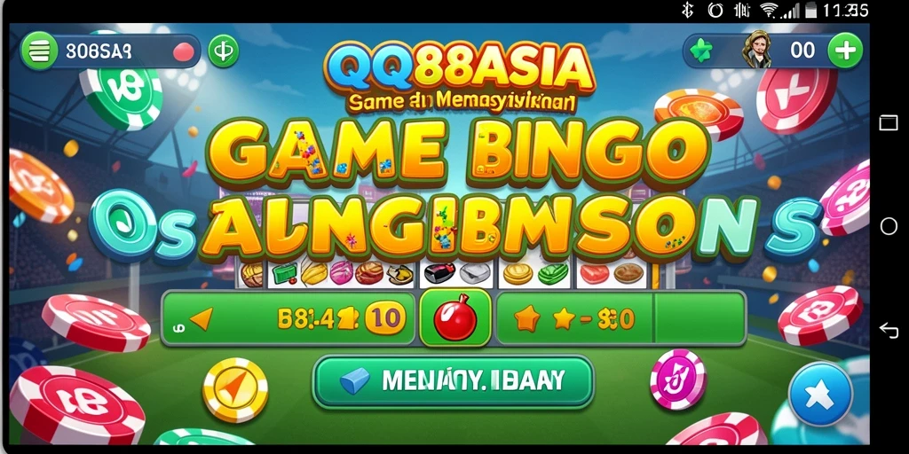 Screenshot utama QQ88ASIA menampilkan gameplay Bingo yang seru dan interaktif.