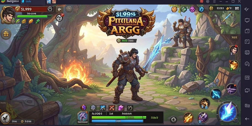 Screenshot gameplay menunjukkan aksi mendebarkan dalam dunia ARPG.